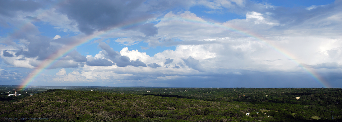 Rainbow to the Golden Dome